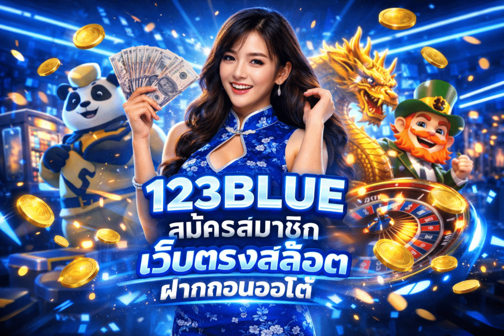 123BLUE สมัครสมาชิก เว็บตรงสล็อต ฝากถอนออโต้