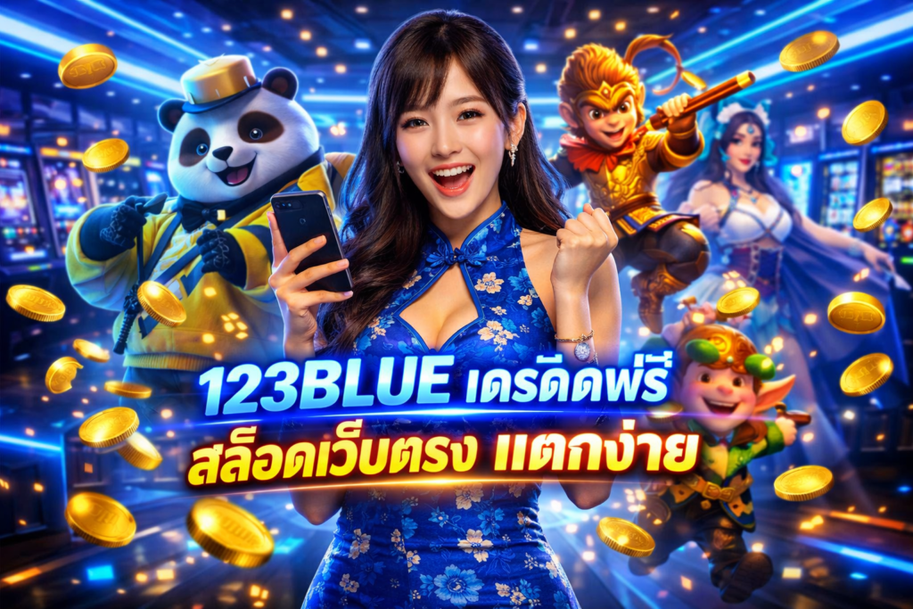 123BLUE เครดิตฟรี สล็อตเว็บตรง แตกง่าย