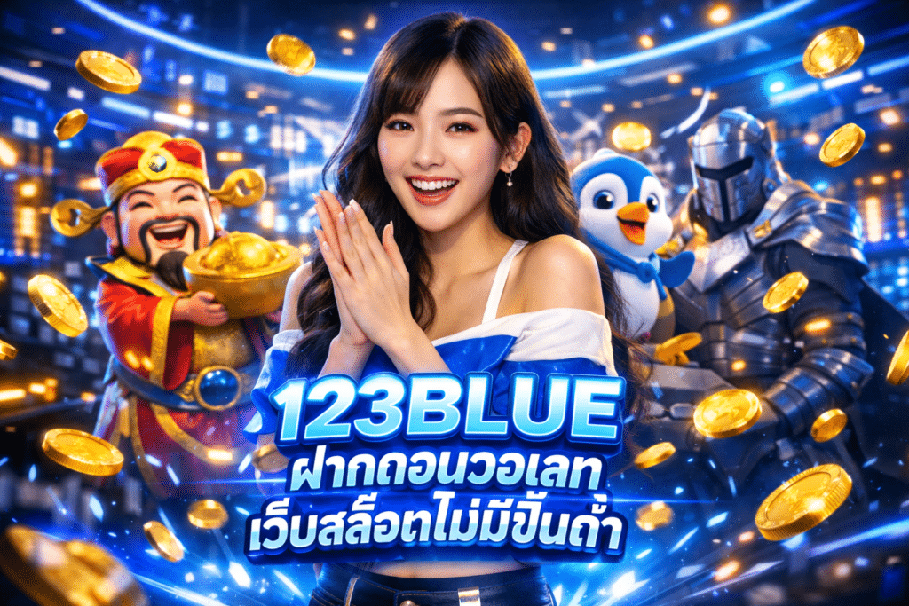123BLUE ฝากถอนวอเลท เว็บสล็อตไม่มีขั้นต่ำ