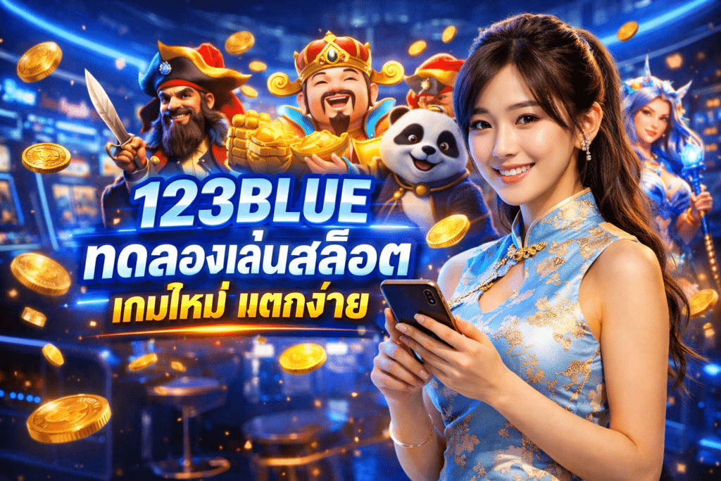 123BLUE ทดลองเล่นสล็อต เกมใหม่ แตกง่าย